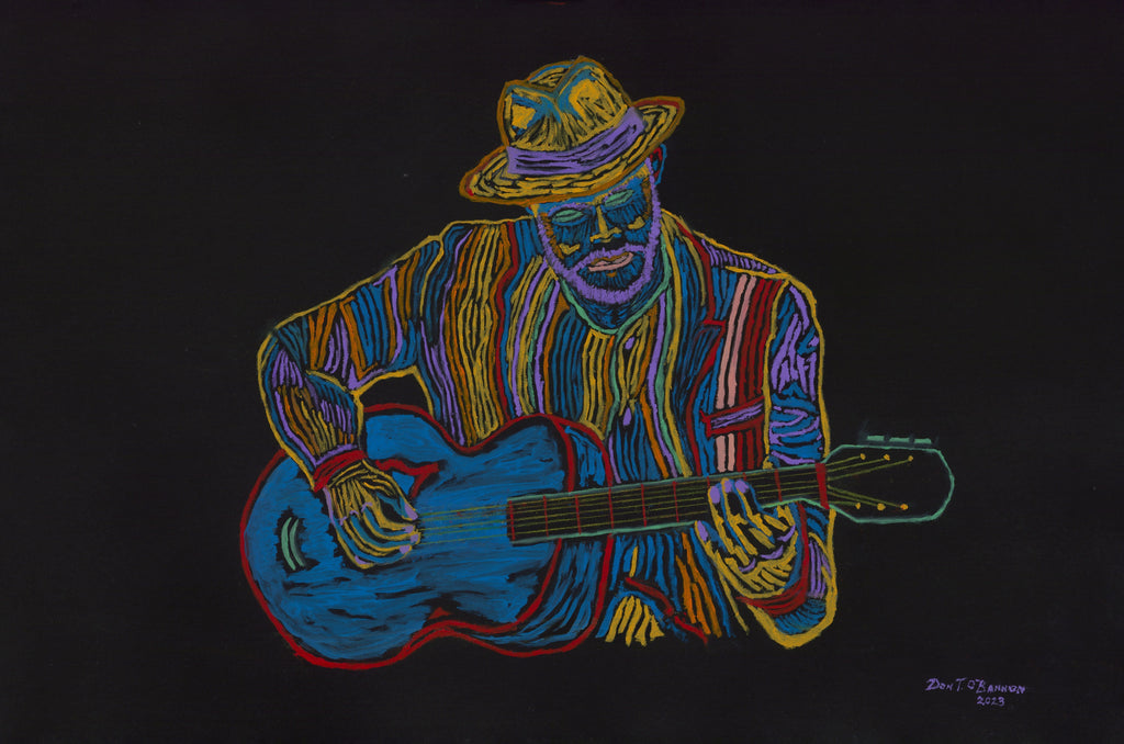 Big Easy Jazz — artwork on a 10x15 Studio Edition canvas by Marva O'Bannon