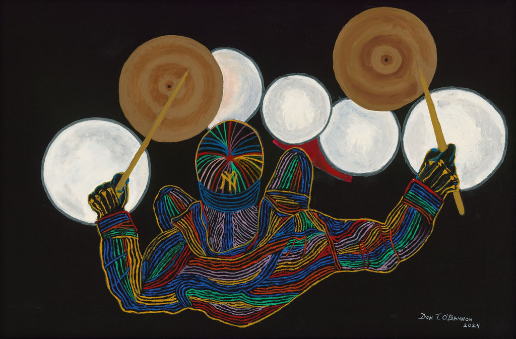 Jazz Rhythm — artwork on a 10x15 Studio Edition canvas by Marva O'Bannon