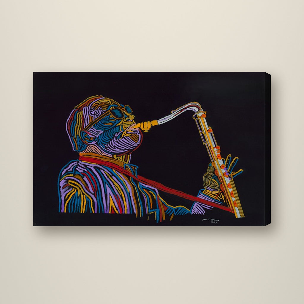 Jazz in Color — Studio Edition 15 x 10 inch canvas by Don O'Bannon