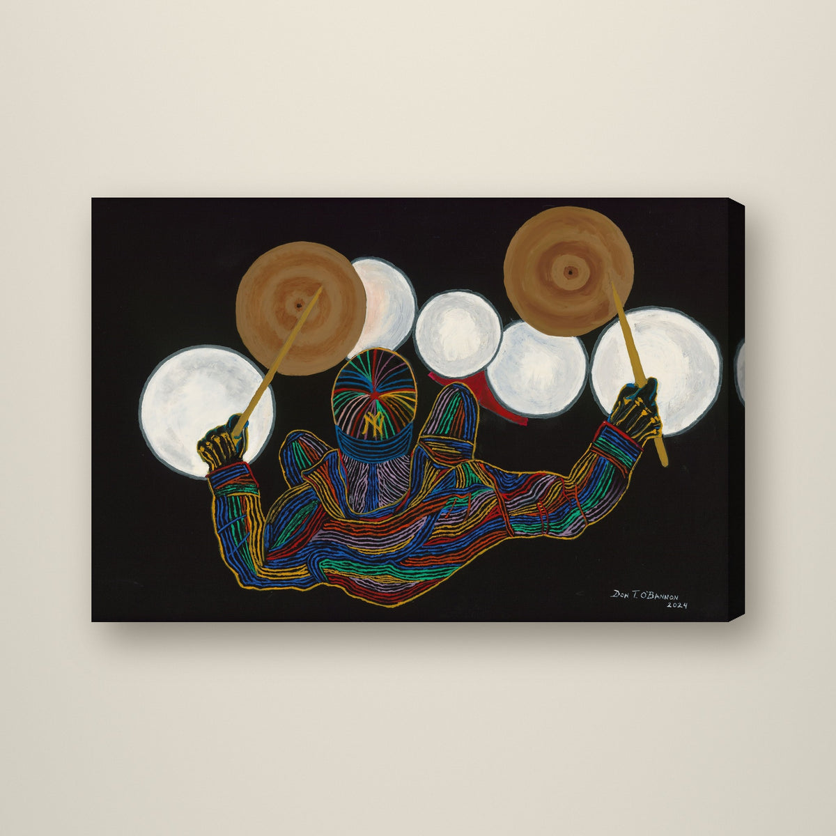 Jazz Rhythm — Studio Edition 15 x 10 inch canvas by Don O'Bannon