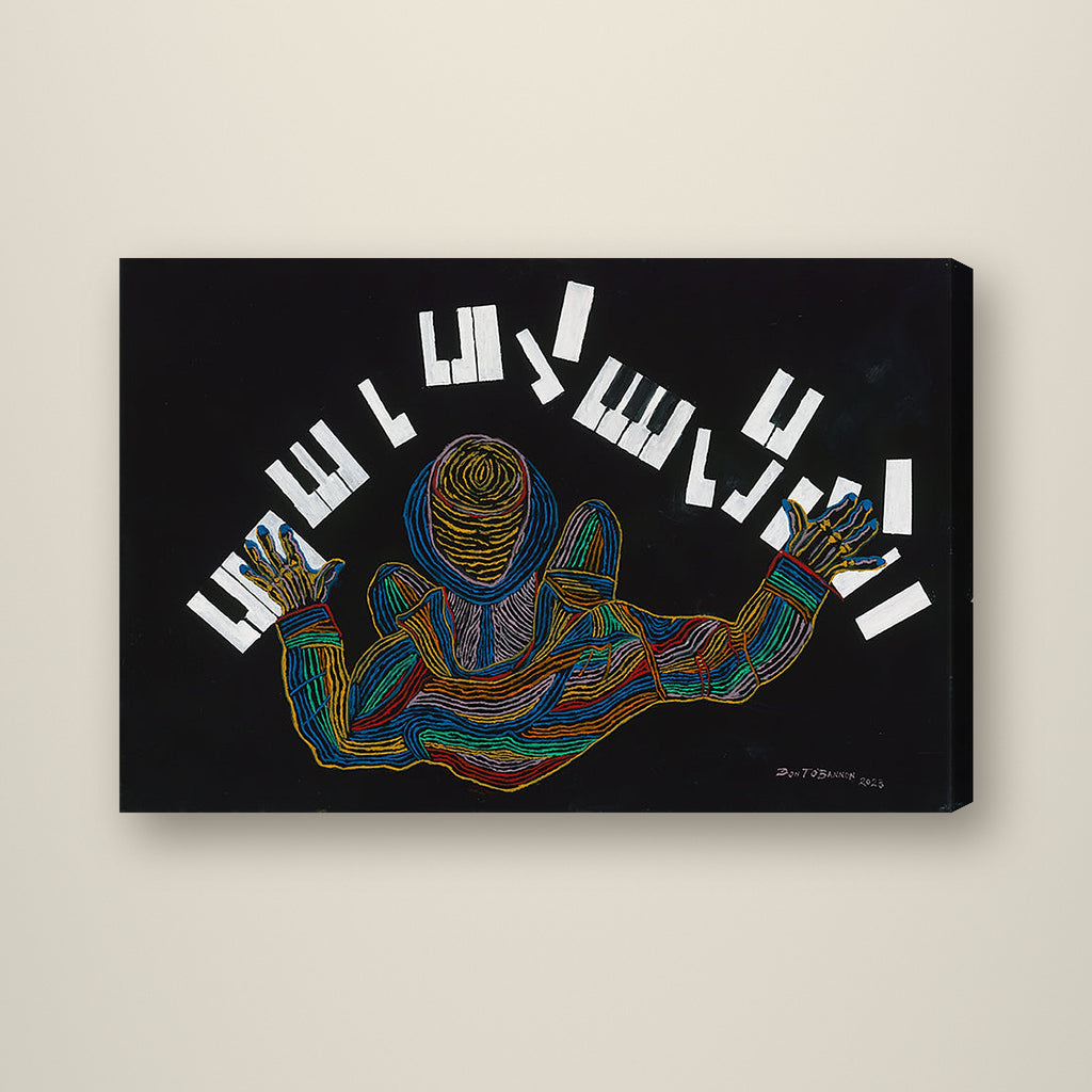 Piano Keys — Studio Edition 15 x 10 inch canvas by Don O'Bannon